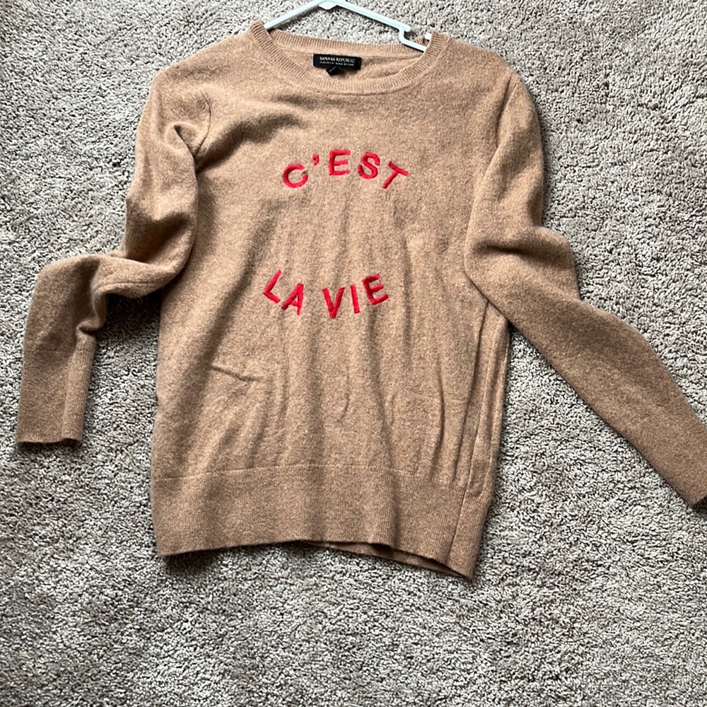 Banana republic Italian merino blend sweater
